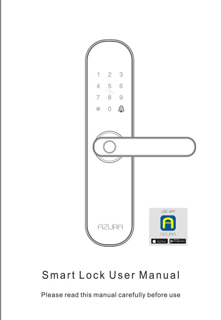 Instructions for using smart lock