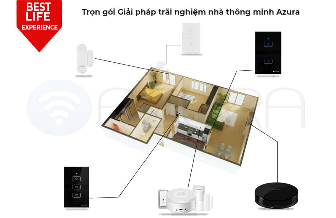 Trọn gói giải pháp nhà thông minh Azura siêu tiết kiệm